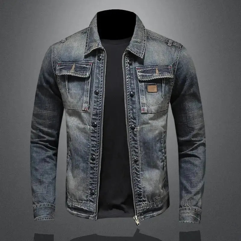 Denimjakke for menn Motelys