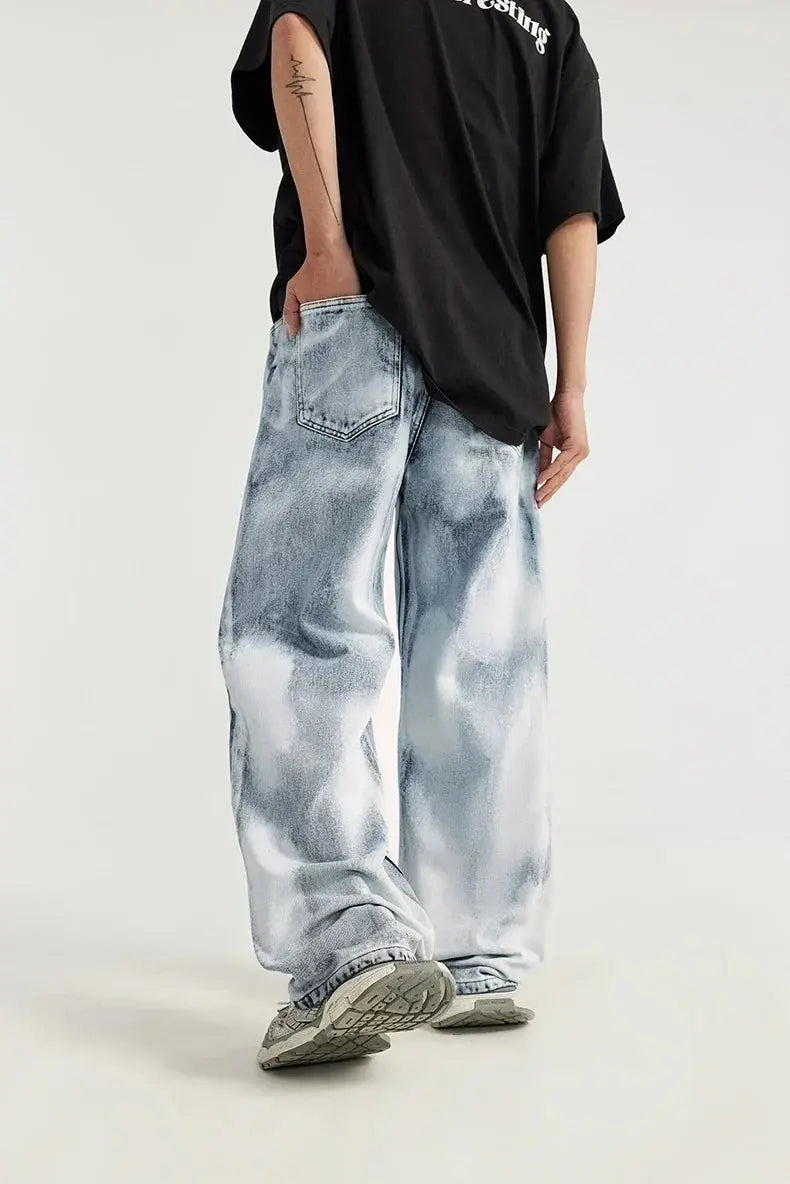 Jeans med vide ben Motelys