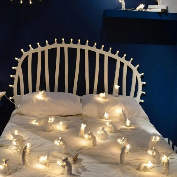 GlowShape - Musformet Bordlampe for Unik Stilig Belysning Motelys