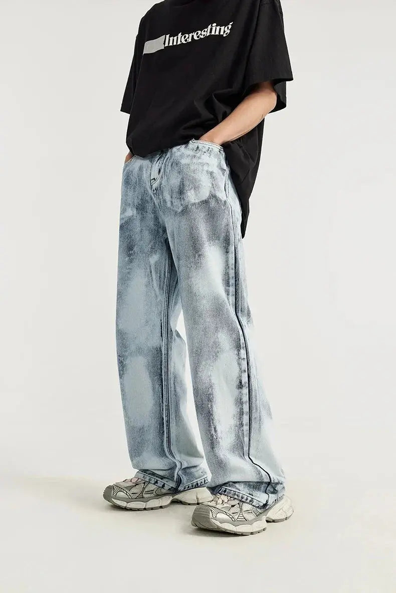 Jeans med vide ben Motelys