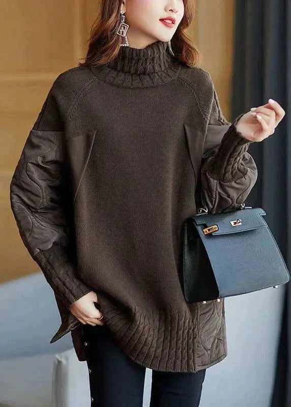Loose Turtleneck sweater for women Motelys