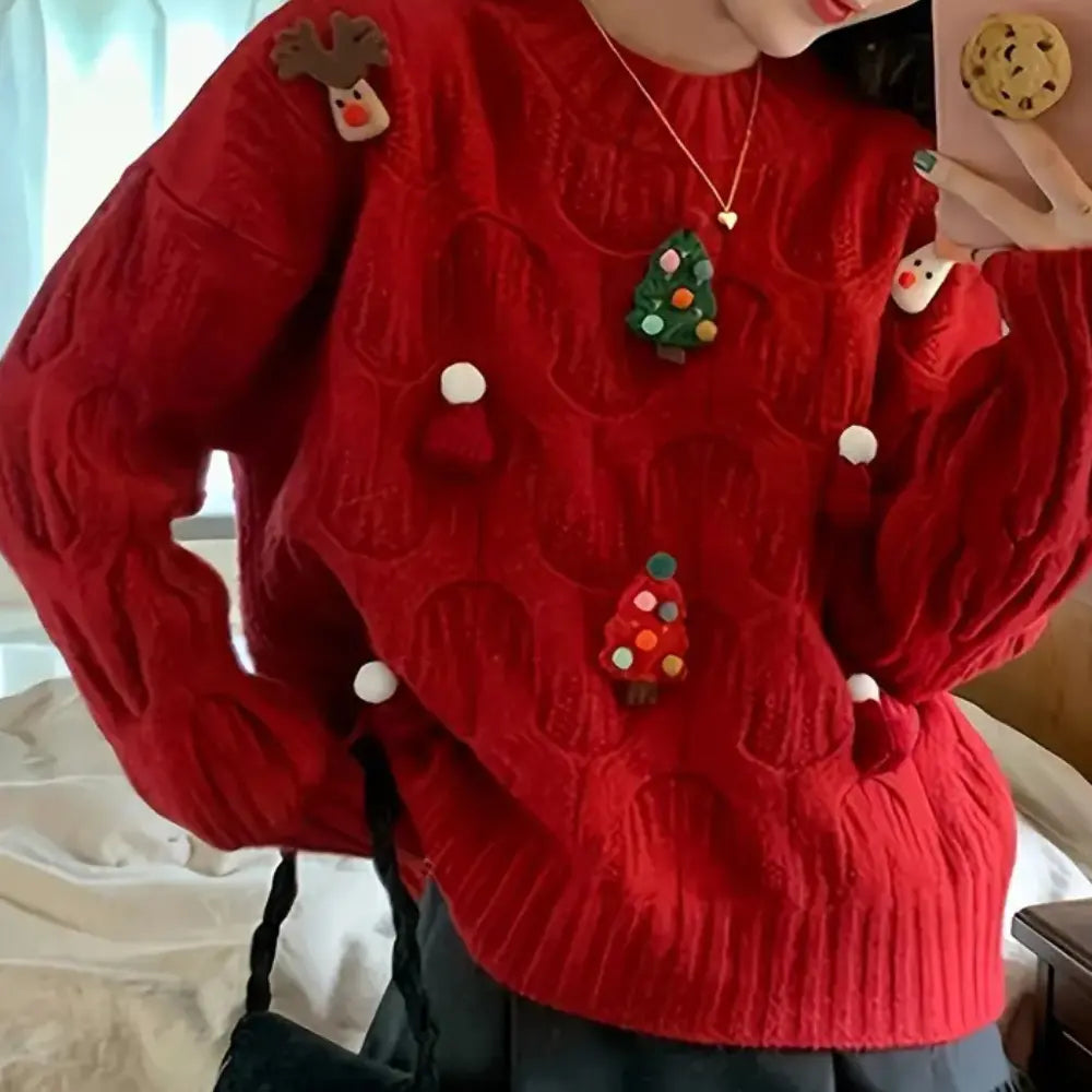 WarmCharm - Julegenser for Damer i Trendy Design Motelys