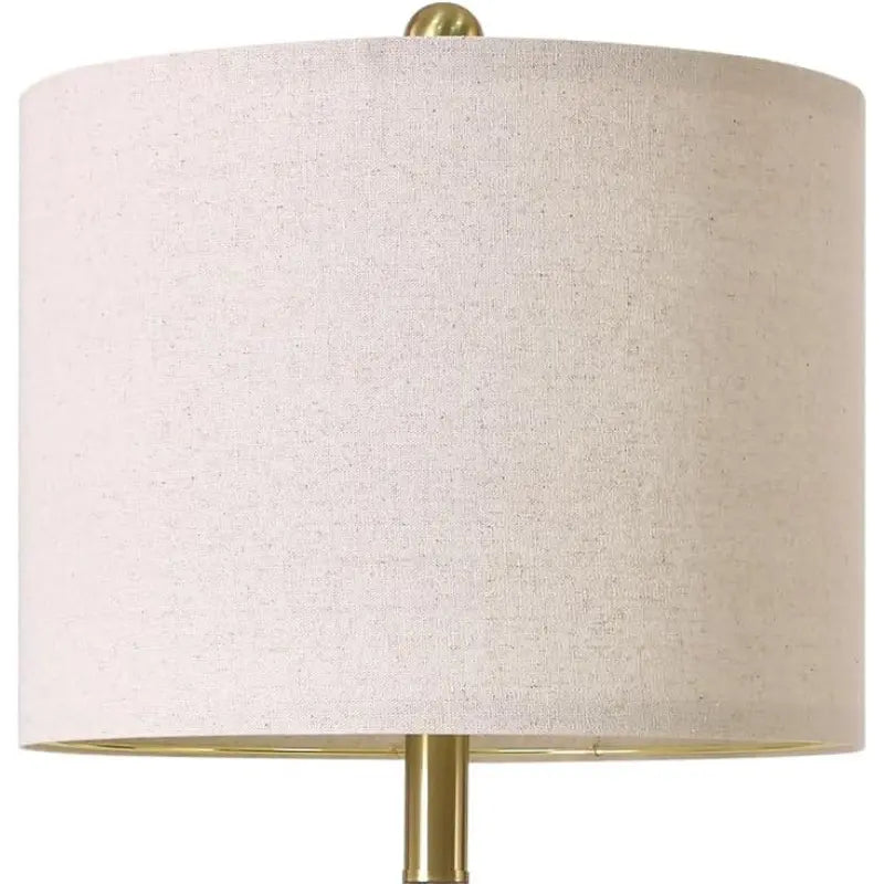 LumaGlow - Stilig Hvit Bordlampe i Keramikk for Koselig Belysning Motelys