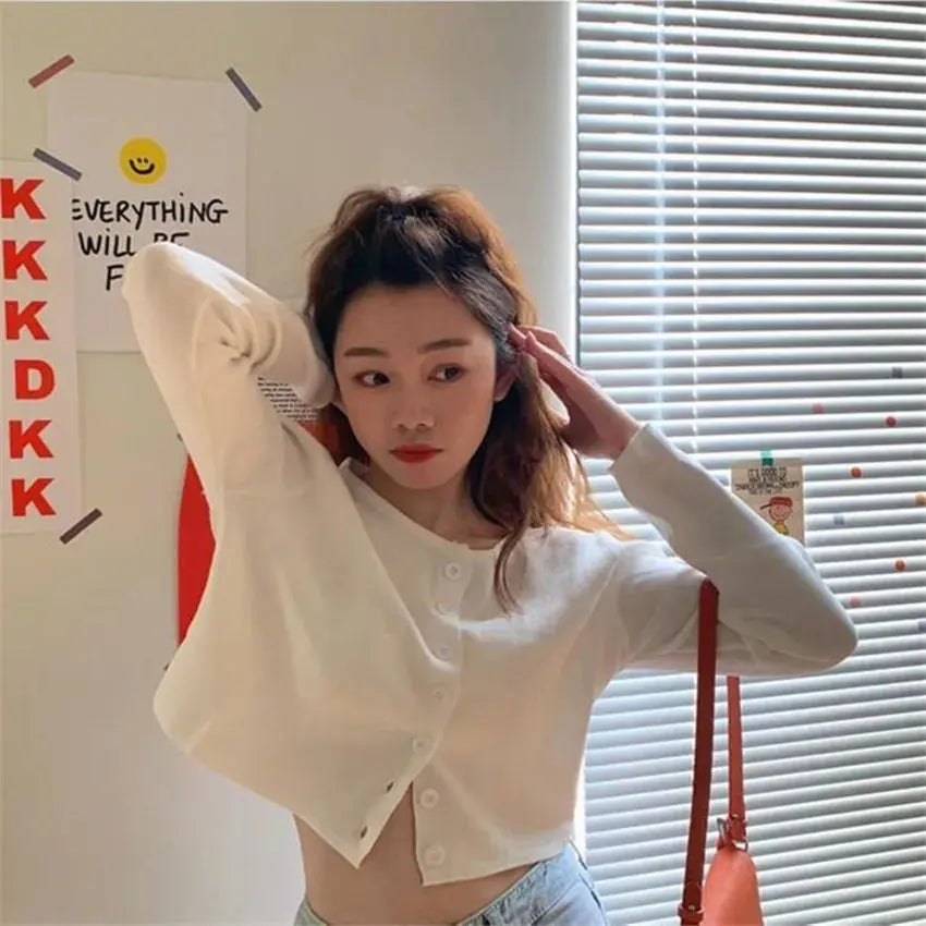 Crop Top-genser Motelys