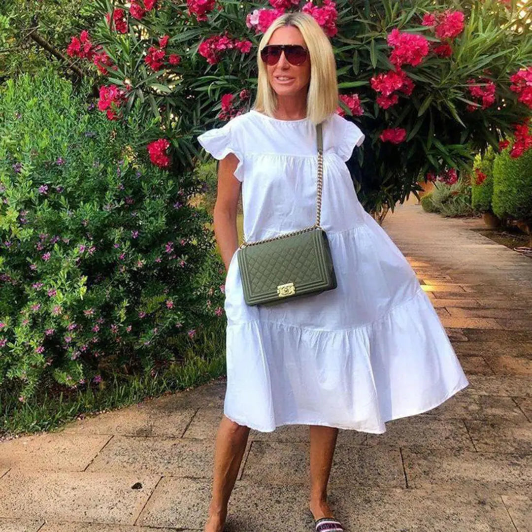 EleganceWrap - Trendy MidiKjole for Alle Anledninger Motelys