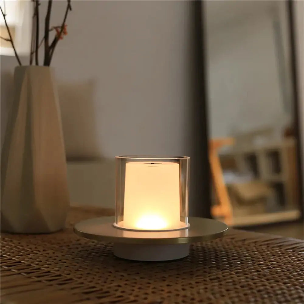 FlameGlow - Sikker LED-Induksjonsstearinlys for Hygge og Sjel Motelys