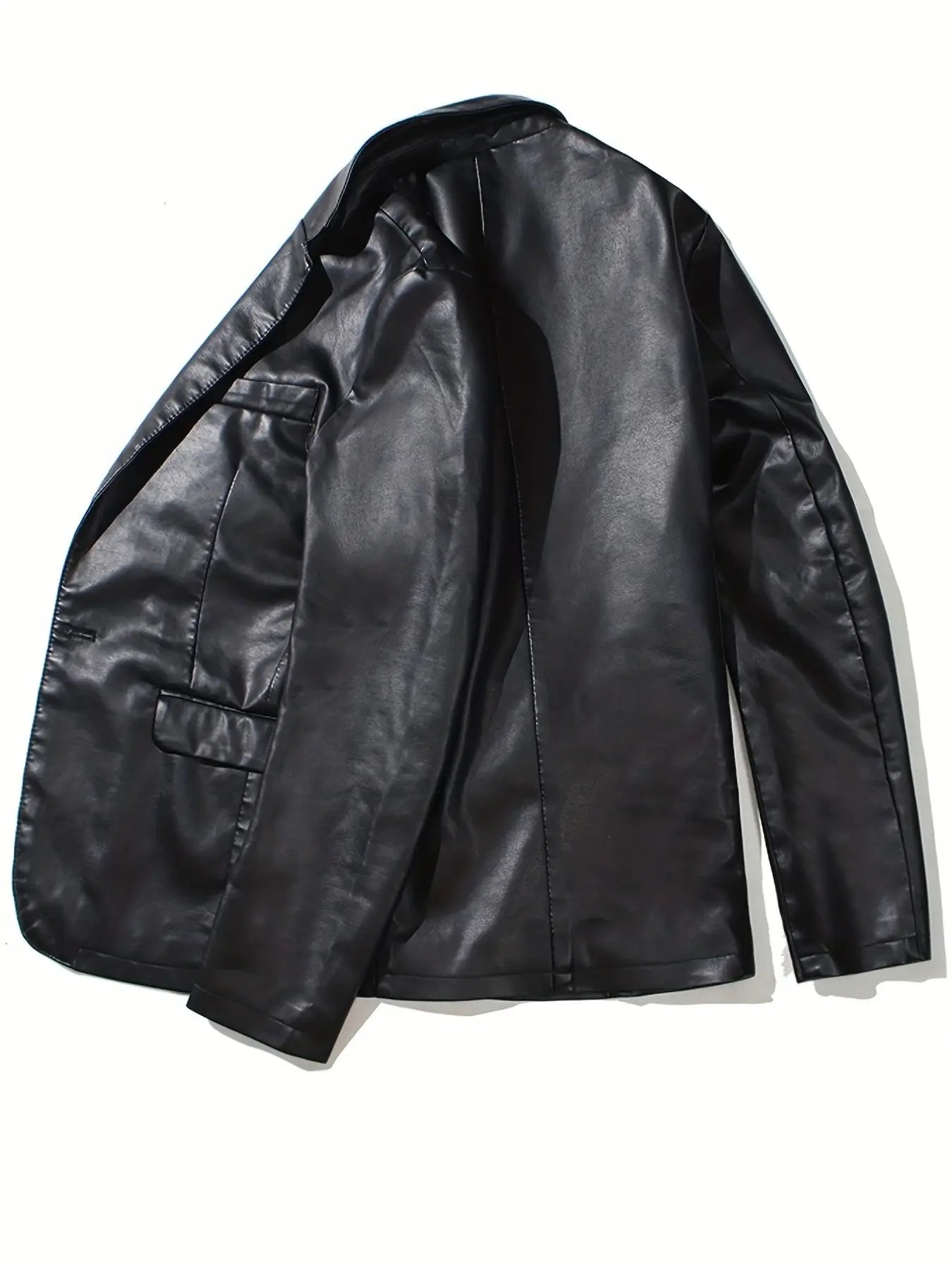 ChicTrend - Elegant PU-Blazerjakke for Trendy Utseende Motelys