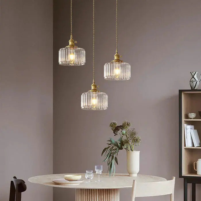 CrystalHaven - Stilig Hengelampe med Krystaller for Elegante Rom Motelys