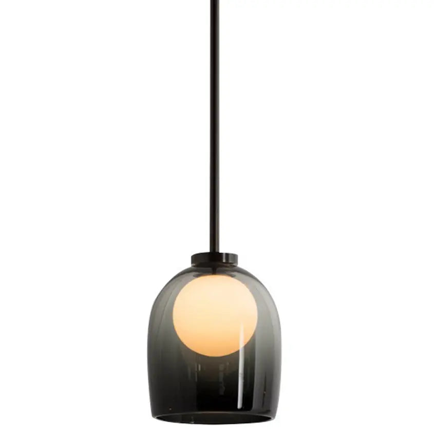 LumiSphere - Trendy Pendel med Lys Glasskule for Elegant Belysning Motelys