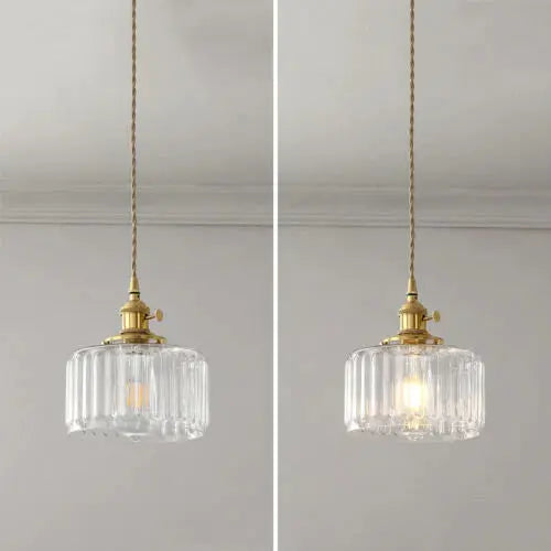 CrystalHaven - Stilig Hengelampe med Krystaller for Elegante Rom Motelys