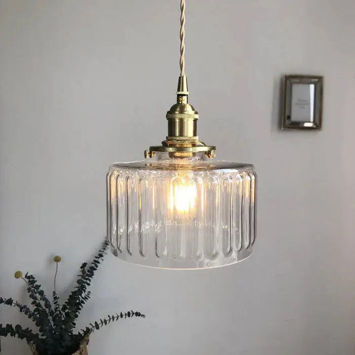 CrystalHaven - Stilig Hengelampe med Krystaller for Elegante Rom Motelys