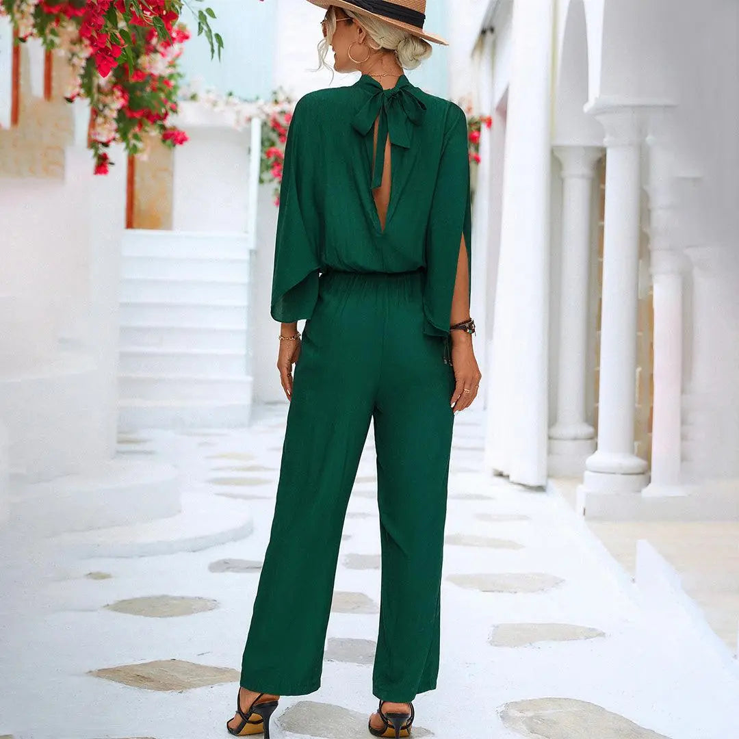 FreshVibe - Elegant Sommerlig Jumpsuit for Stilig Utseende Motelys
