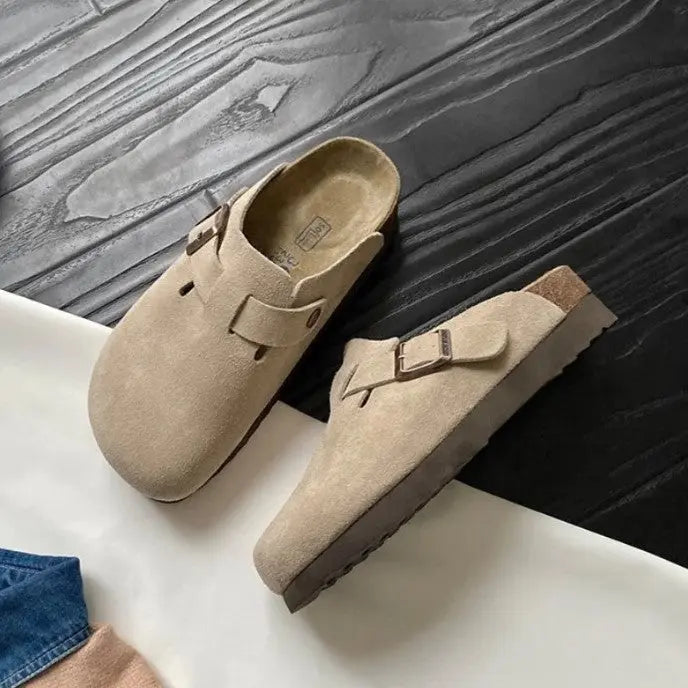 StyleFlex - Elegante Sandaler i Skinn for Hverdagsbruk Motelys