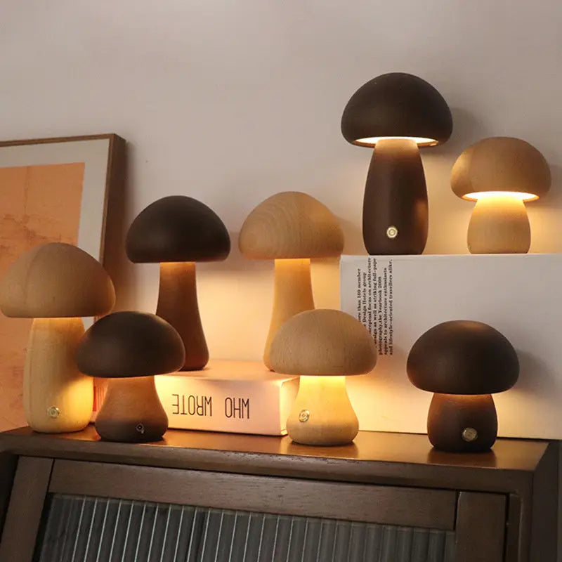 Mushroom Berøringsstyrt nattlys Motelys