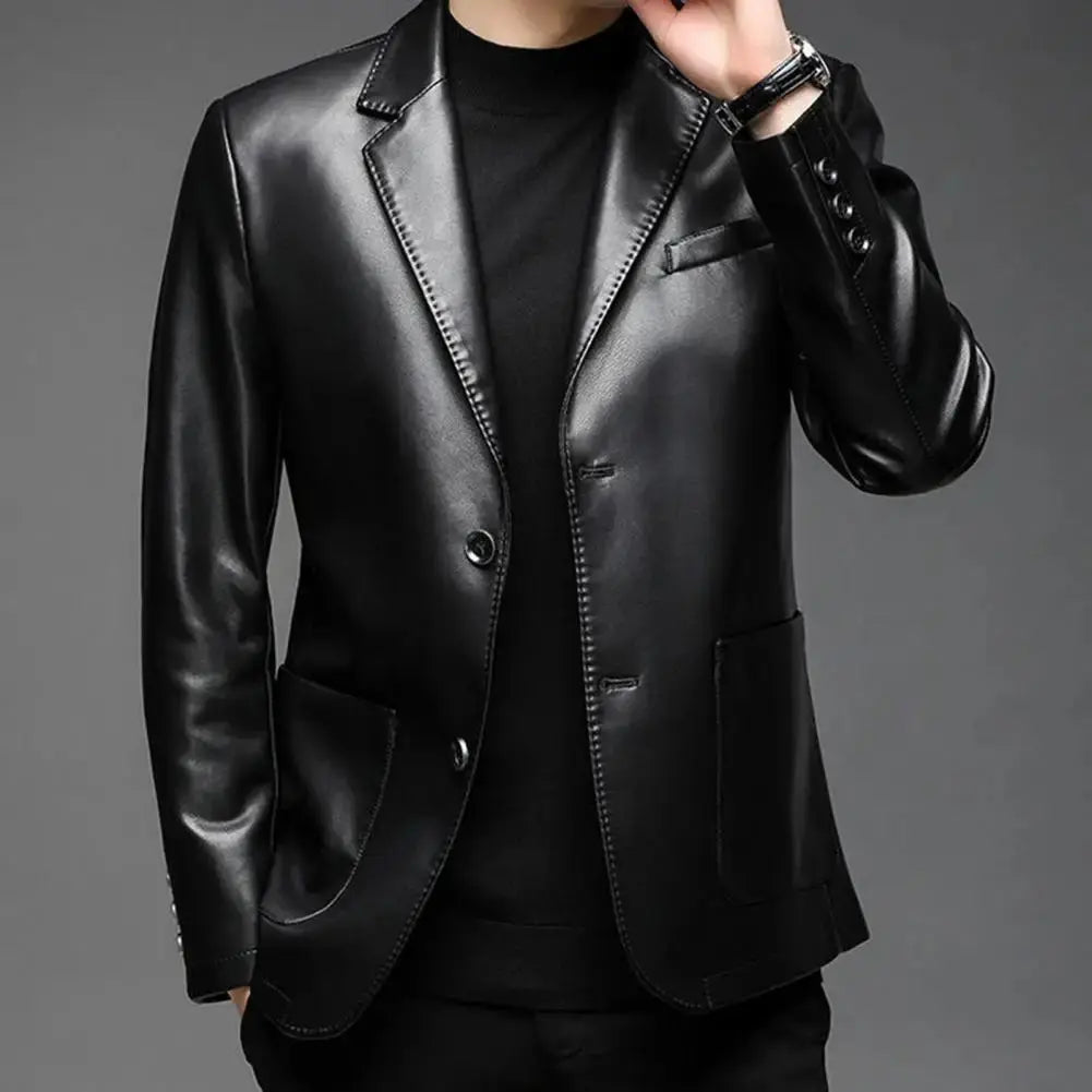 Blazer i imitert skinn Motelys