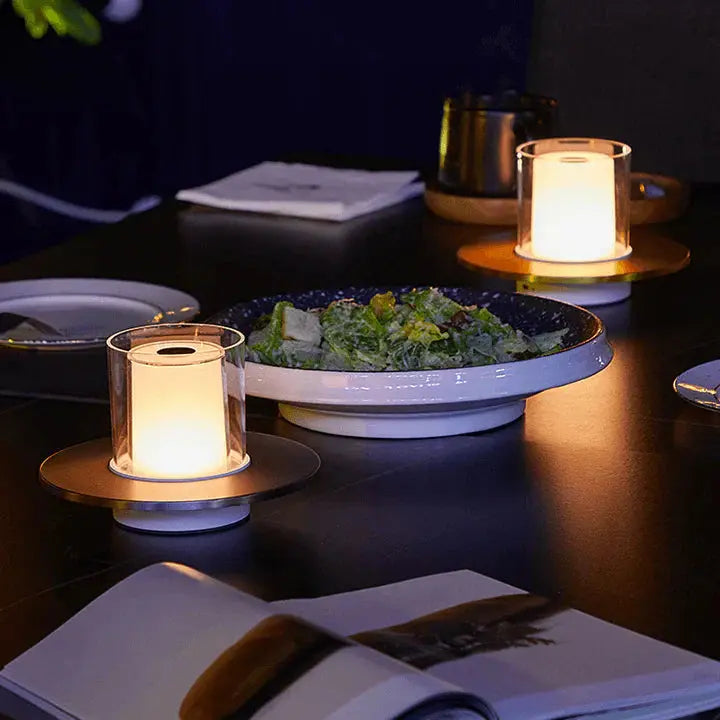 FlameGlow - Sikker LED-Induksjonsstearinlys for Hygge og Sjel Motelys