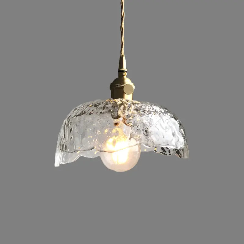 BrassGlow - Elegant Pendellampe i Messingglass for Stilfulle Rom Motelys