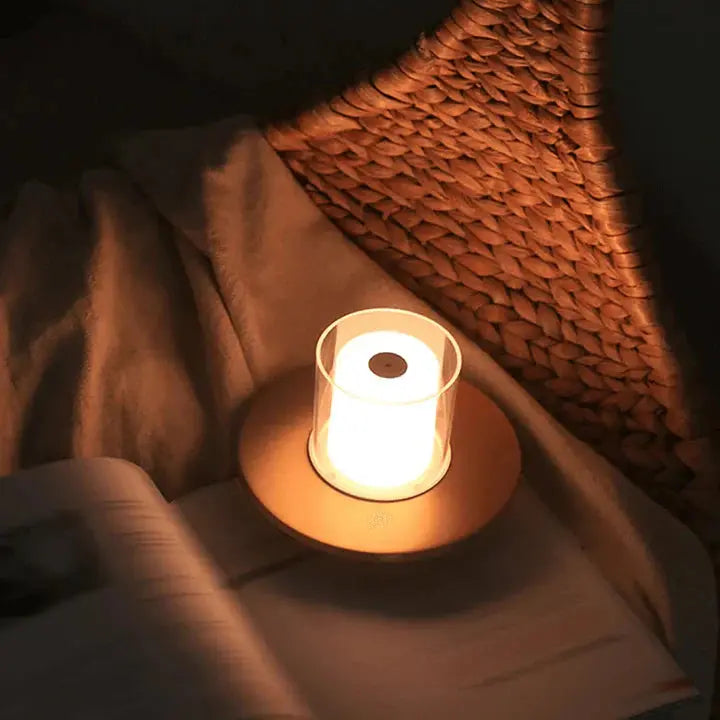 FlameGlow - Sikker LED-Induksjonsstearinlys for Hygge og Sjel Motelys