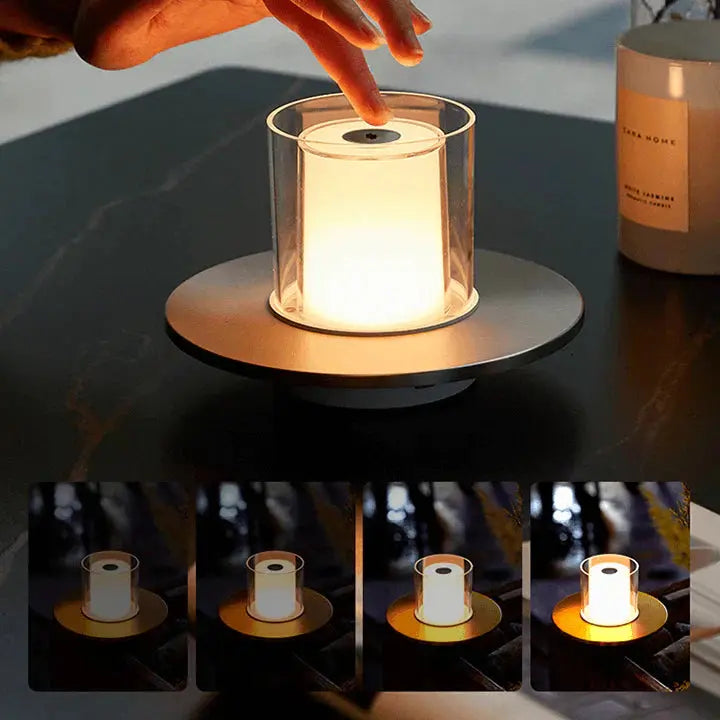 FlameGlow - Sikker LED-Induksjonsstearinlys for Hygge og Sjel Motelys