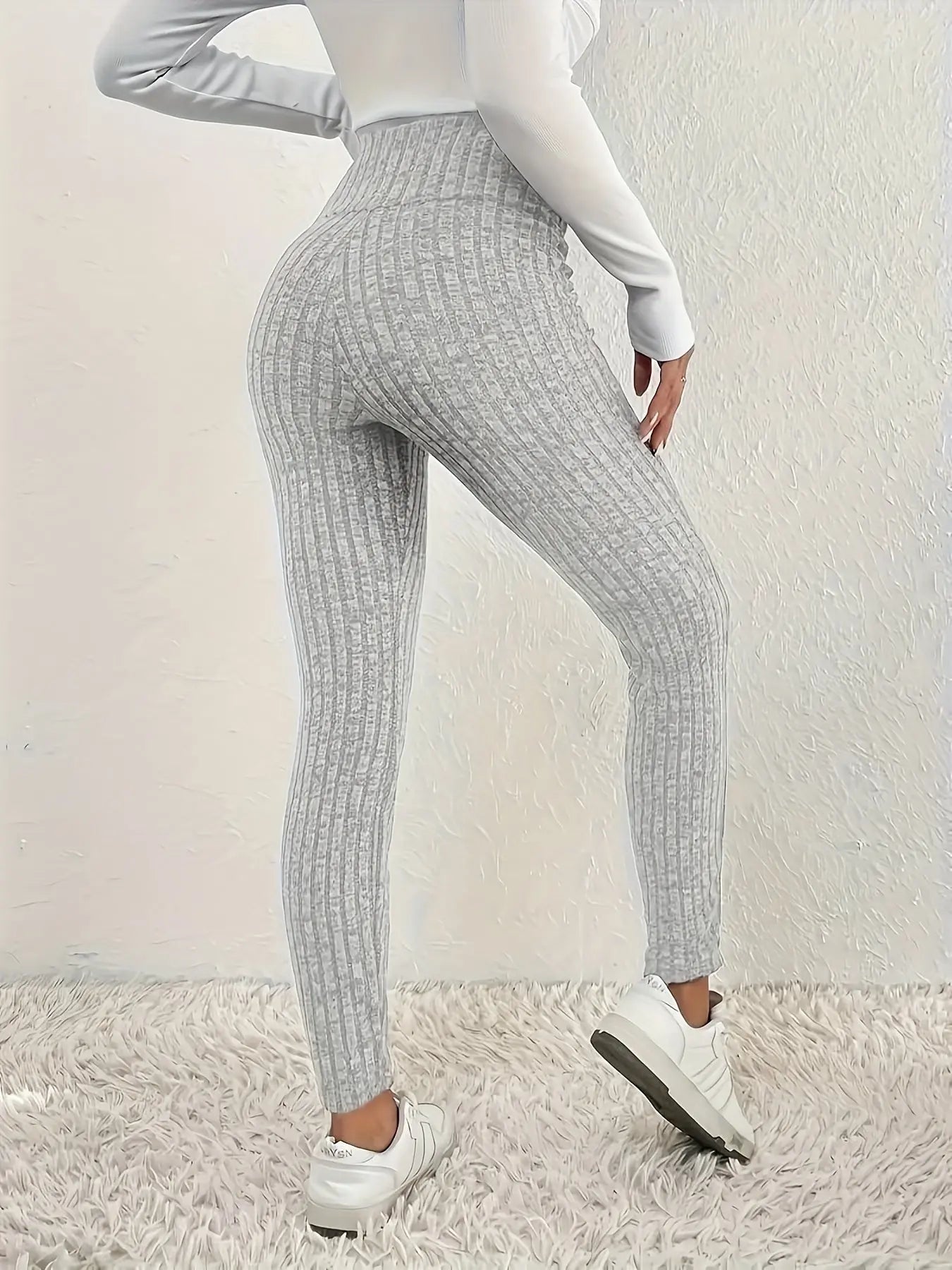 Strikkede dameleggings Motelys