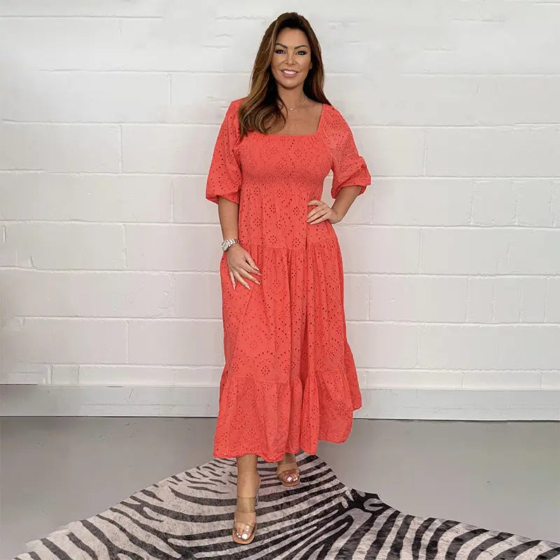 ChicElegance - Trendy Midikjole for Alle Anledninger Motelys