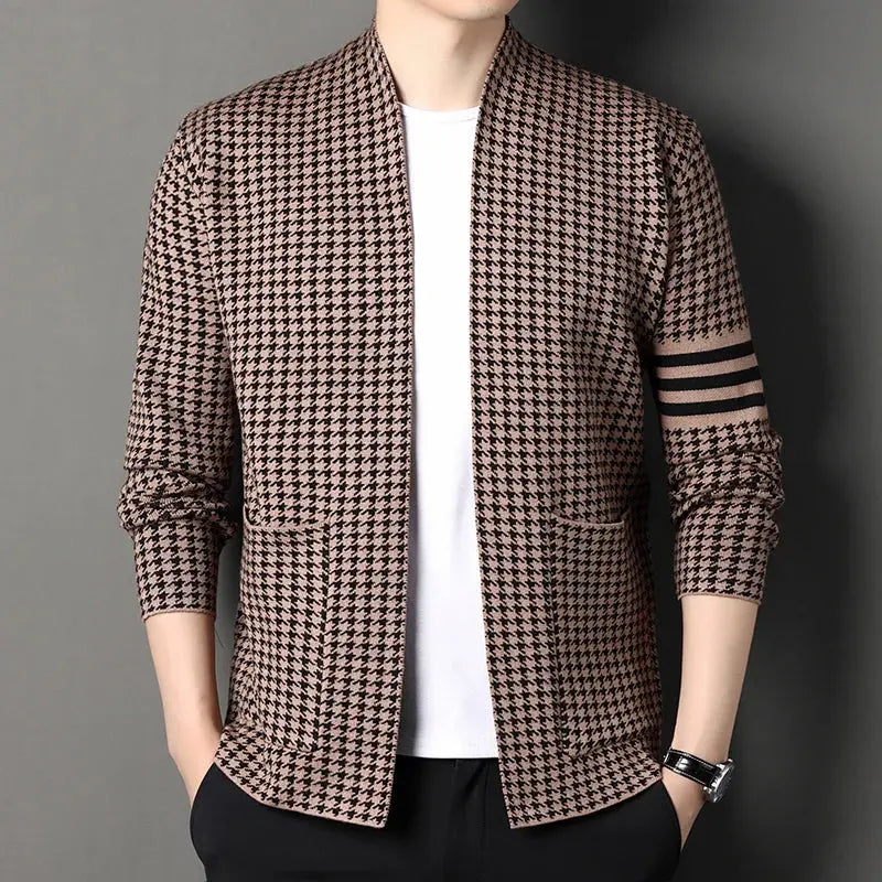 CozyStyle - Cardigan for Menn med Komfort og Stil Motelys
