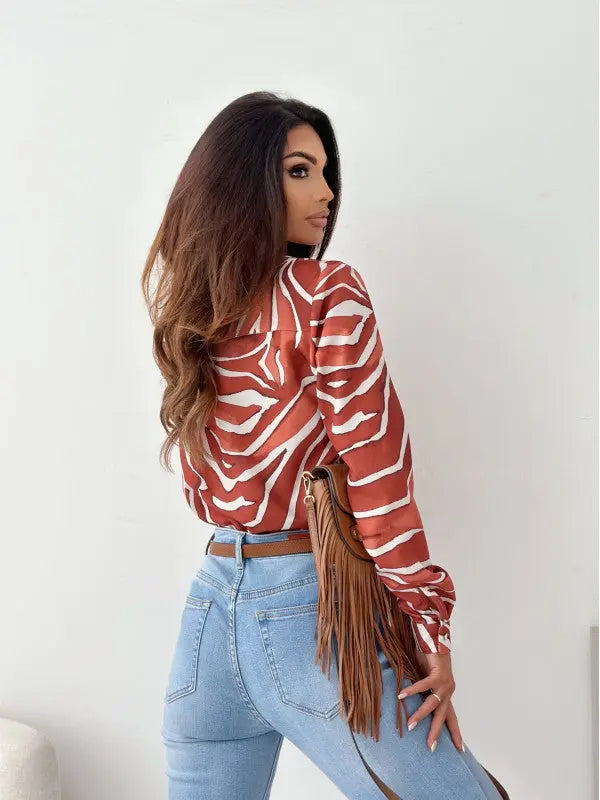 Satengbluse Motelys