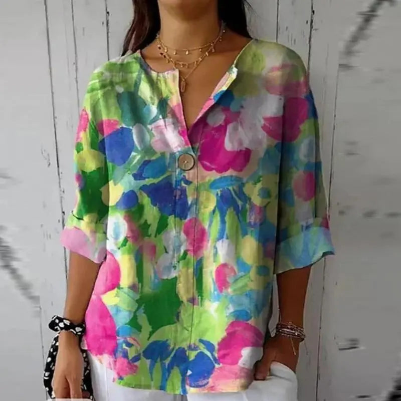 BreezyWear - Sommerbluse for Kvinner med Frisk Stil Motelys