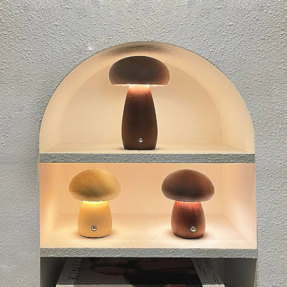 Mushroom Berøringsstyrt nattlys Motelys
