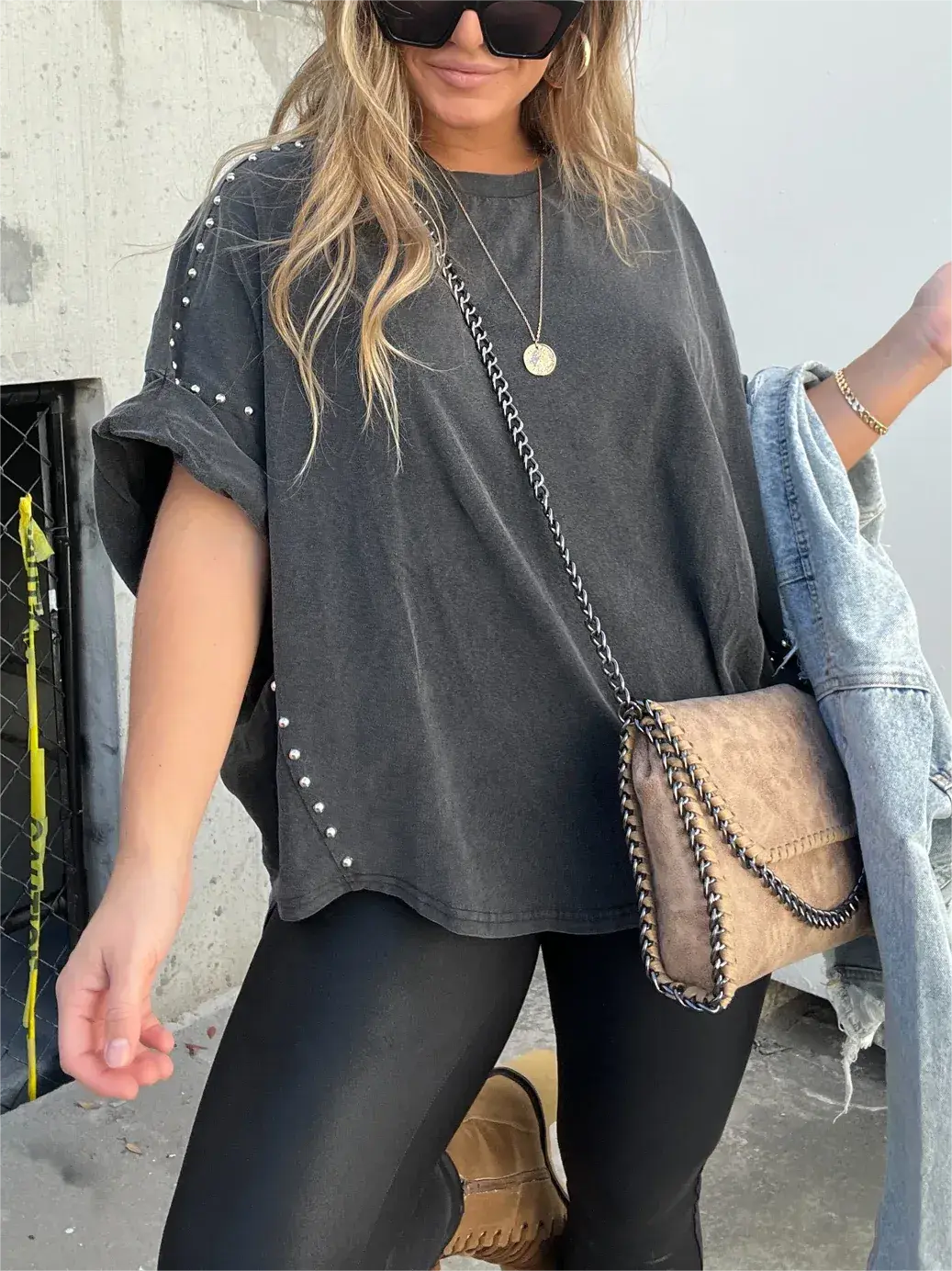 CausalChic - Trendy Baggy Oversized Skjorte for Uformell Stil Motelys