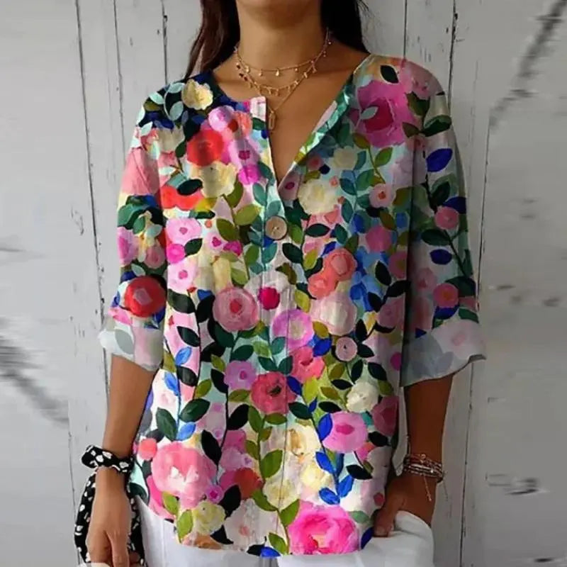 BreezyWear - Sommerbluse for Kvinner med Frisk Stil Motelys