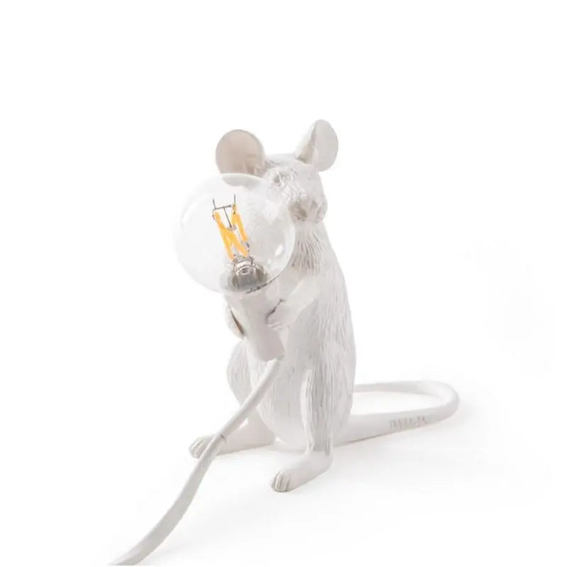 GlowShape - Musformet Bordlampe for Unik Stilig Belysning Motelys