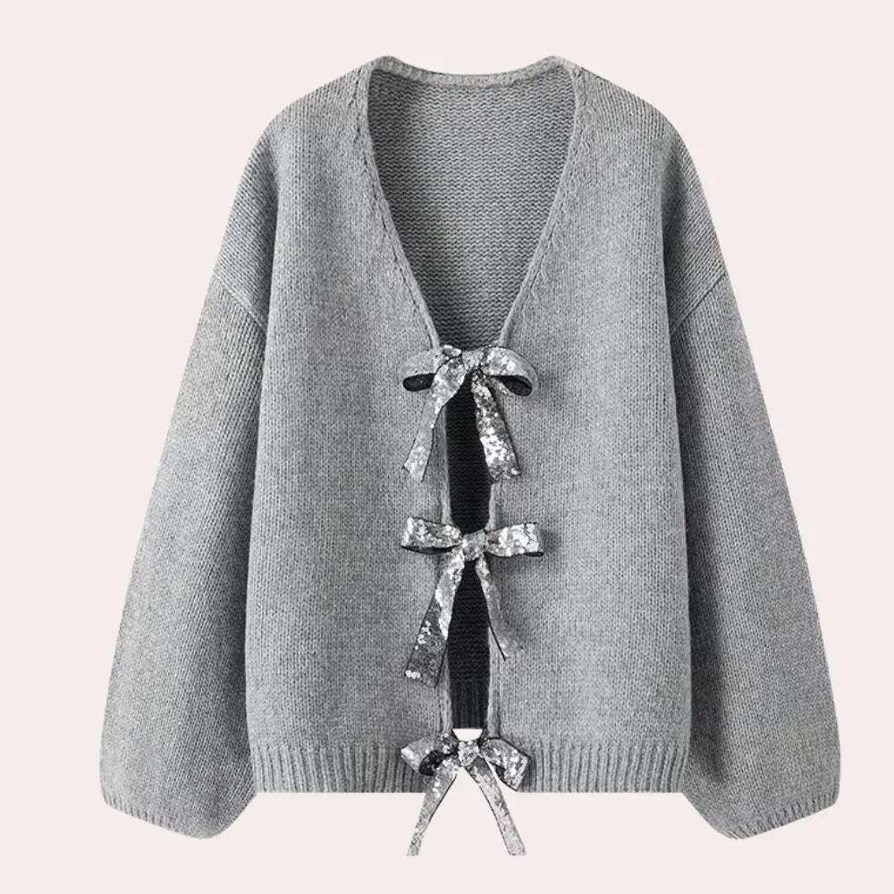 CozyLayer - Elegant Cardigan for Kvinner med Stil og Komfort Motelys