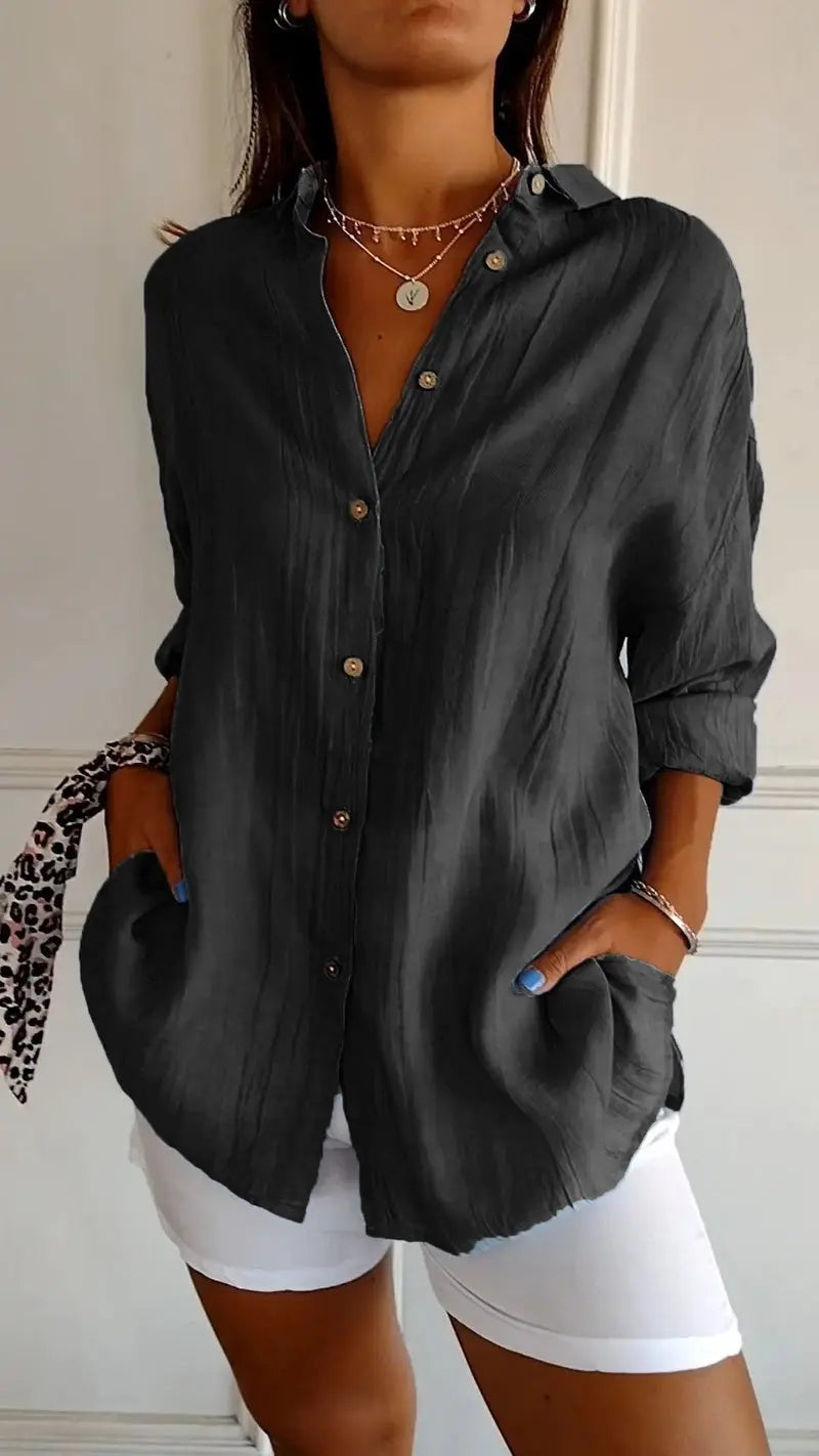 ChicWave - Elegant Sommerbluse for Stilbevisste Kvinner Motelys