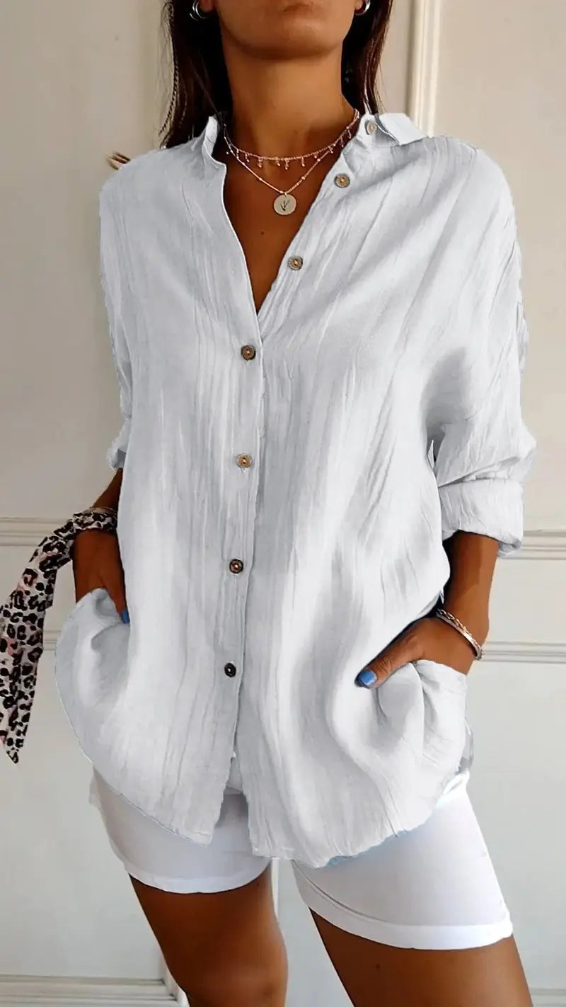 ChicWave - Elegant Sommerbluse for Stilbevisste Kvinner Motelys