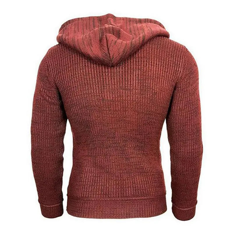 CozyWear - Strikket Hettegenser for Menn med Stil og Komfort Motelys