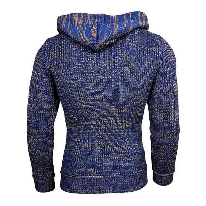 CozyWear - Strikket Hettegenser for Menn med Stil og Komfort Motelys