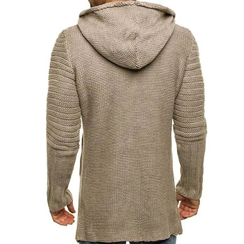 CozyFit - Cardigan med Hette for Menn i Komfortabel Design Motelys