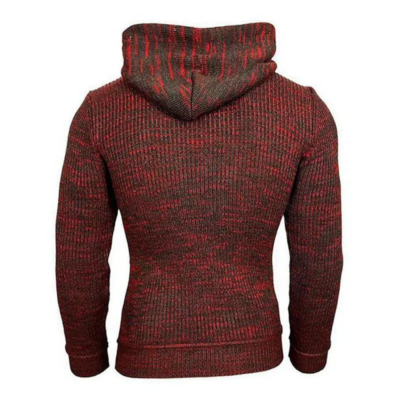 CozyWear - Strikket Hettegenser for Menn med Stil og Komfort Motelys