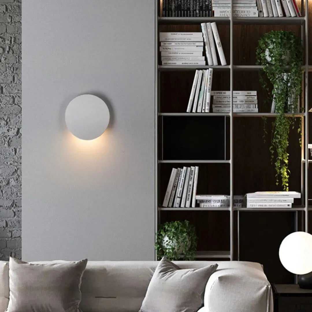 Minimalistisk vegglampe Motelys