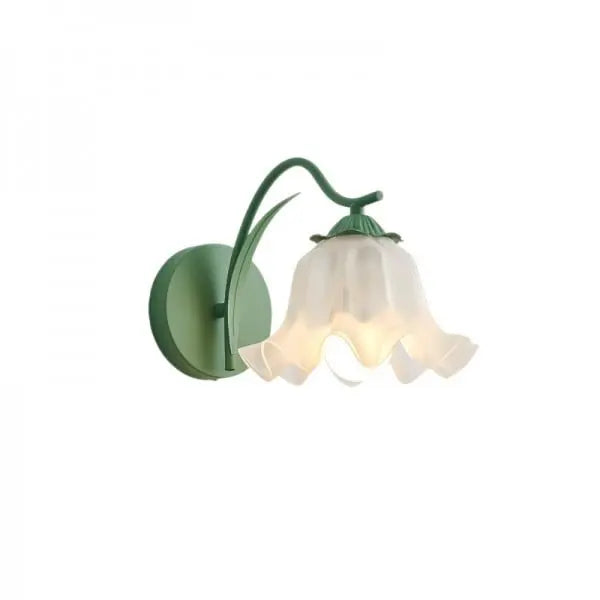 FloralGleam - Retro Vegglampe med Blomster for Koselig Atmosfære Motelys