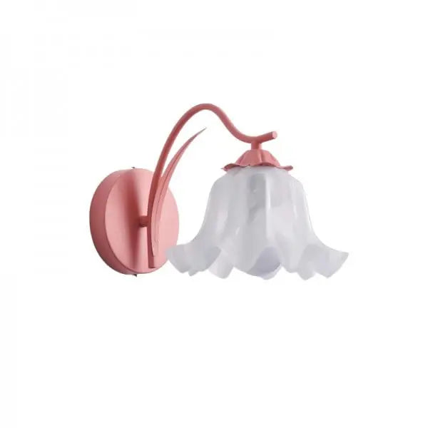FloralGleam - Retro Vegglampe med Blomster for Koselig Atmosfære Motelys