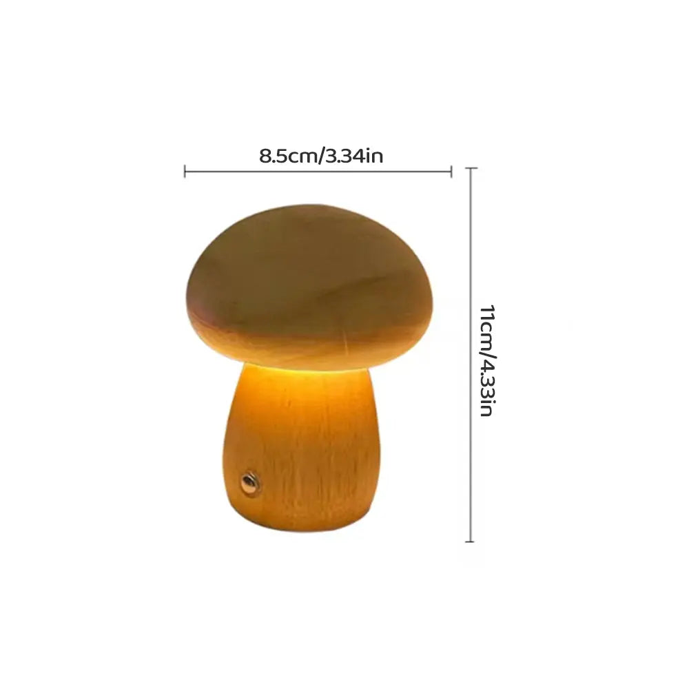 Mushroom Berøringsstyrt nattlys Motelys