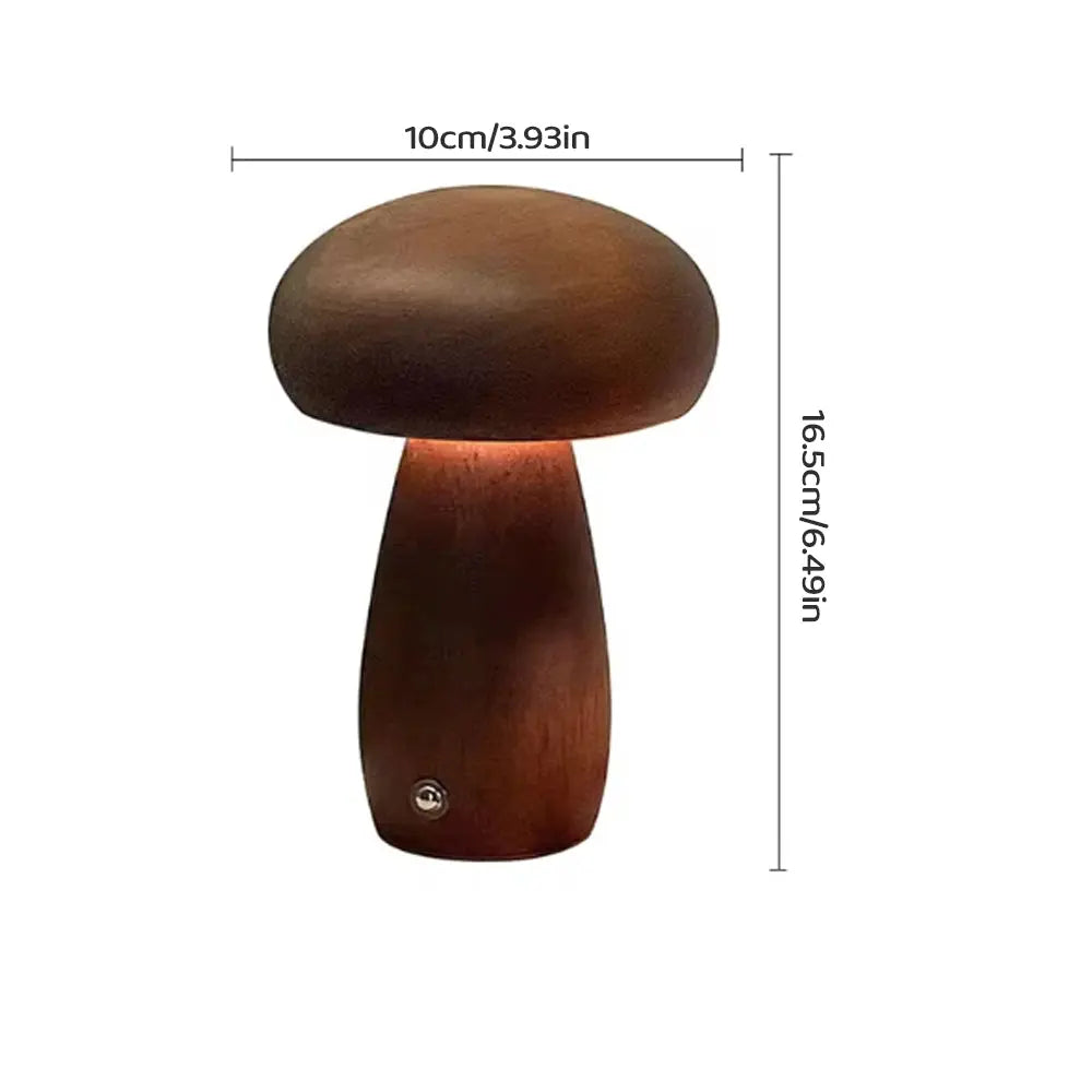 Mushroom Berøringsstyrt nattlys Motelys