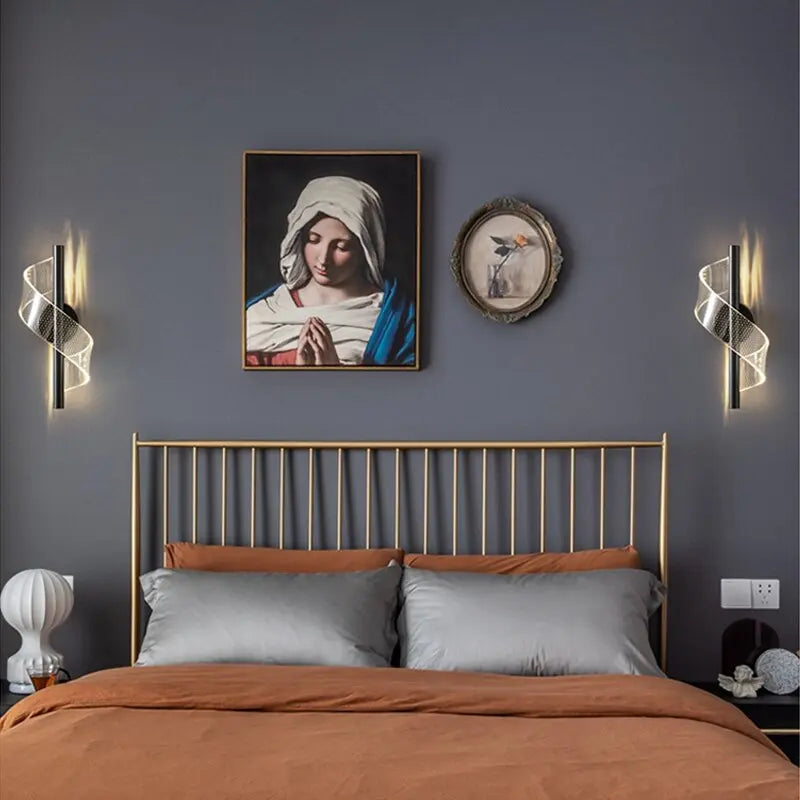 LumiStyle - Elegant Vegglampe med Glass for Moderne Interiør Motelys