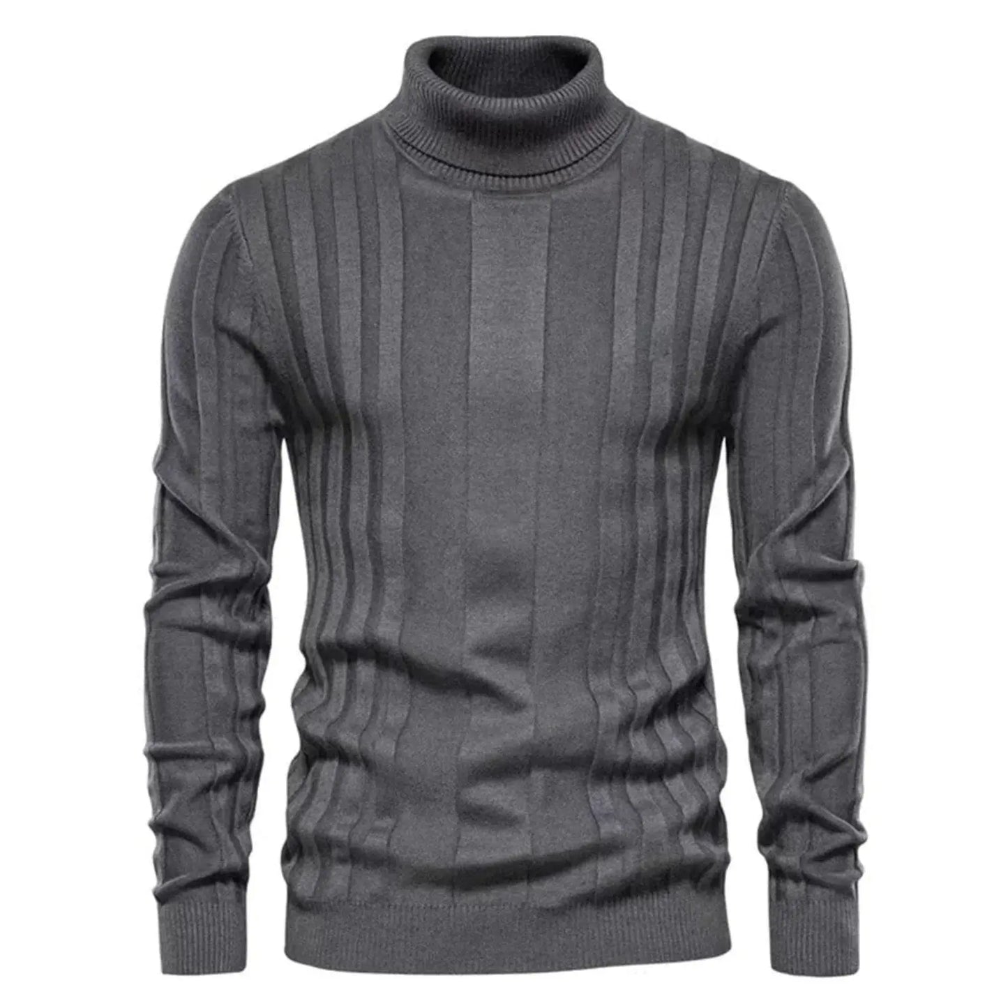 CozyStyle - Turtleneck-Genser for Menn med Elegante Detaljer Motelys