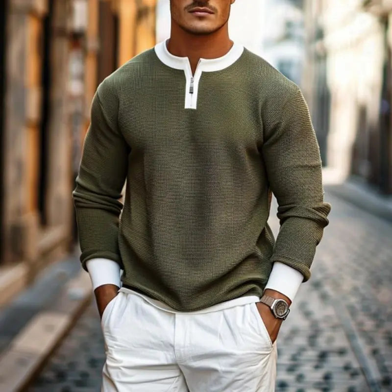CasualComfort - Crewneck-Genser for Menn med Uovertruffen Stil Motelys