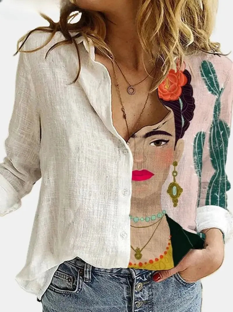 ChicSummer - Sommerchic Skjorte for Kvinner med Stil og Komfort Motelys