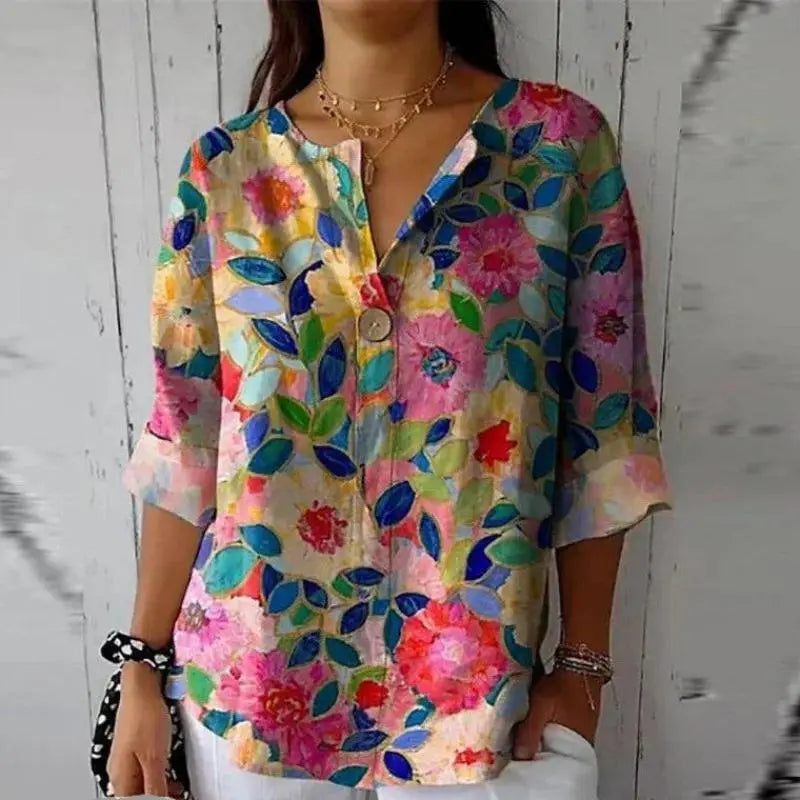BreezyWear - Sommerbluse for Kvinner med Frisk Stil Motelys