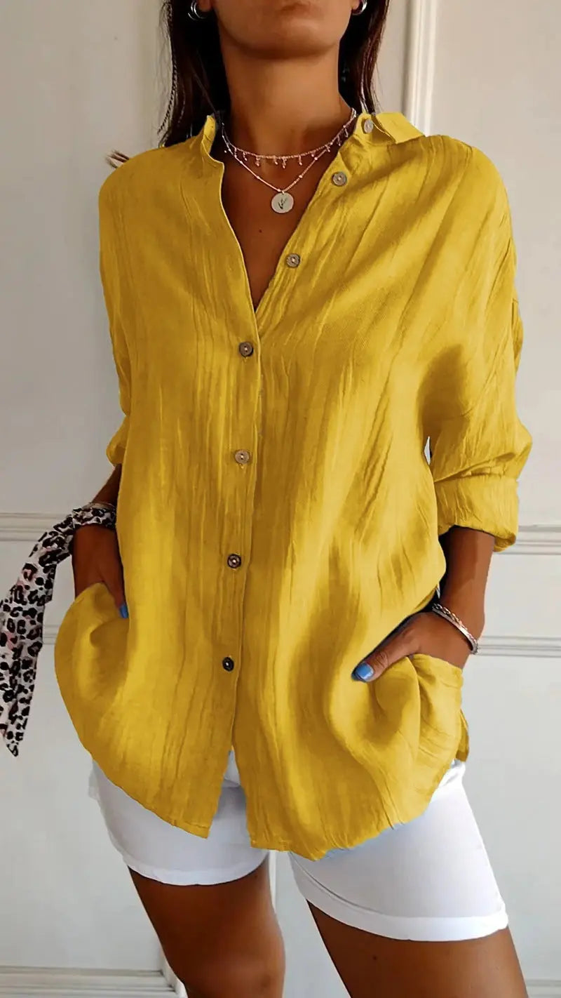 ChicWave - Elegant Sommerbluse for Stilbevisste Kvinner Motelys